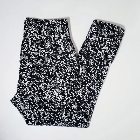 Lululemon Align Crop Leggings Chirasu Black Polkadot Cropped Pant Polka Dots 4 - Picture 5 of 8